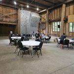 The Fawver Center where we congregate for activity and exhibitions.