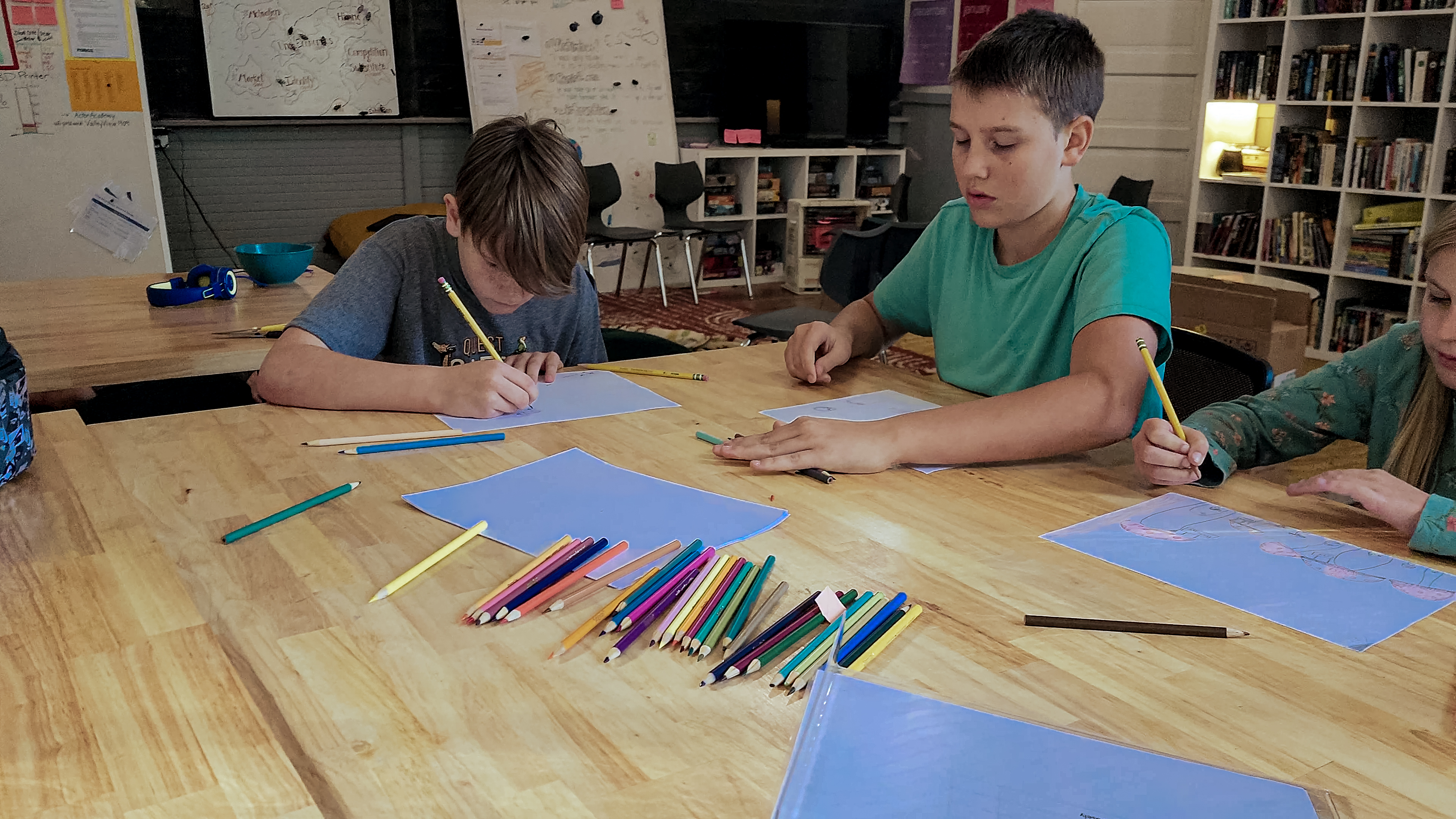 Learner Doing Art Elective - Forge: An Acton Academy Private School in Newberg, Oregon